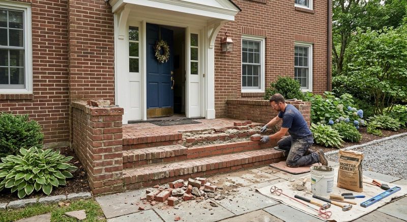 Brick Flatwork Repair in Alpharetta, GA