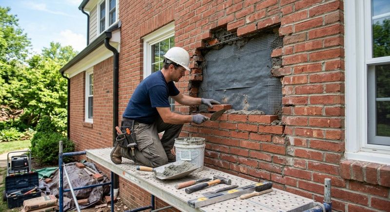 Brick Flatwork Repair in Cherokee County, GA