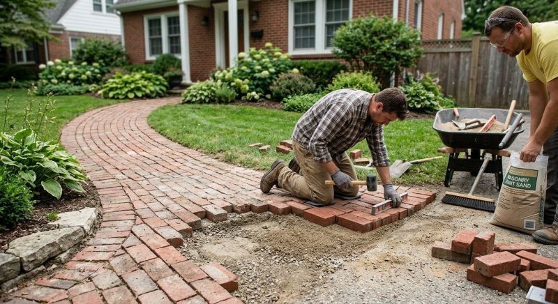 Brick Flatwork Repair in Marietta, GA