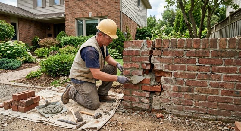Brick Wall Repair in Adairsville, GA