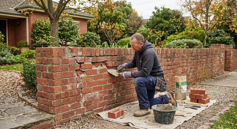 Brick Wall Repair in Bartow County, GA