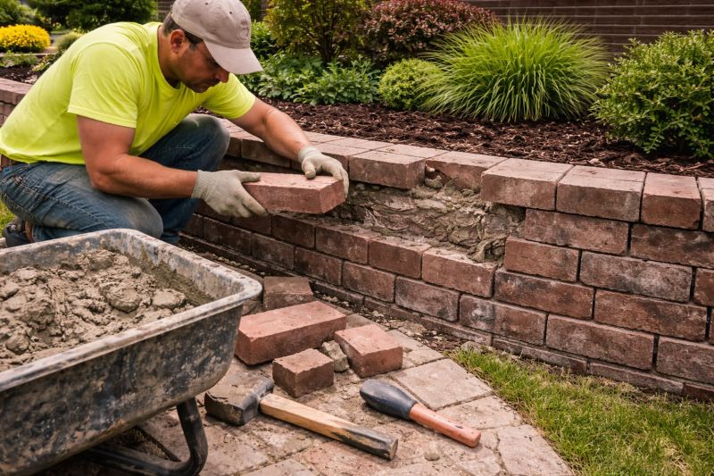 Brick Wall Repair in Forsyth County, GA