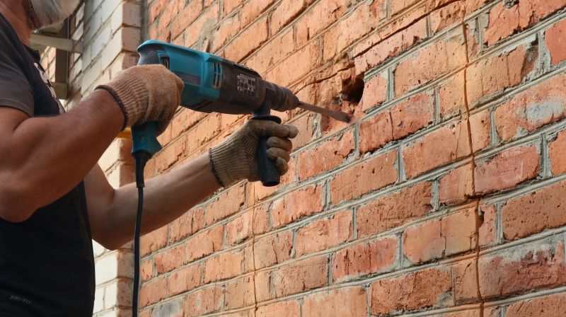 Brick Wall Repair in Forsyth County, GA