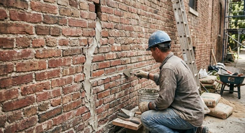 Brick Wall Repair in Jasper, GA