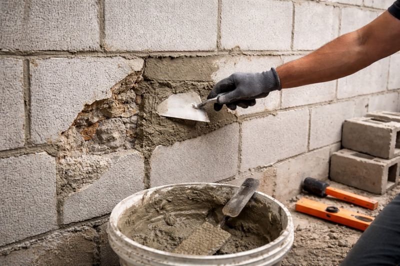 Concrete Block Repair in Forsyth County, GA