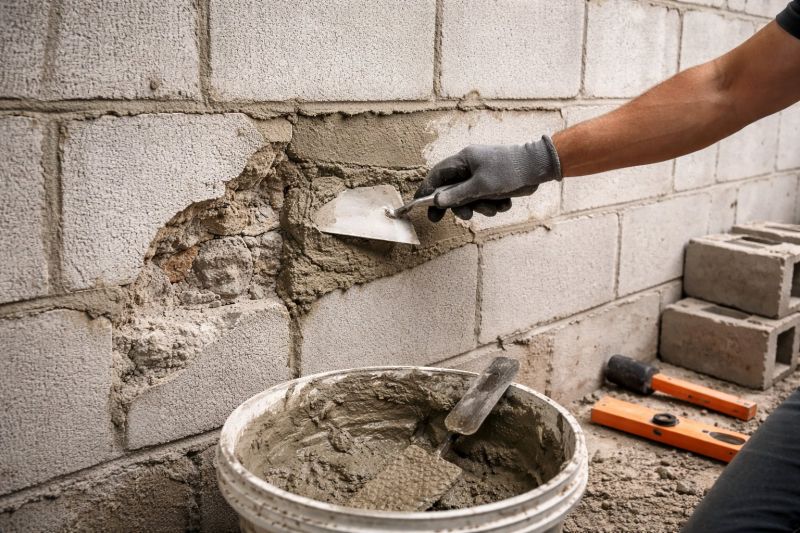 Concrete Block Repair in Woodstock, GA