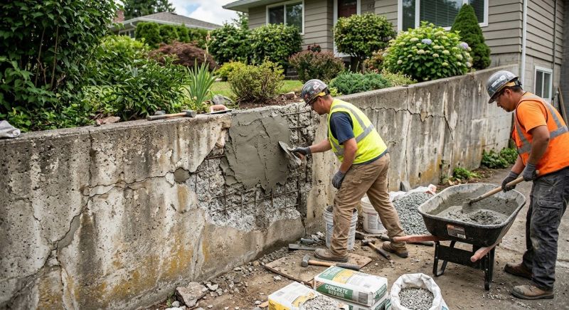 Retaining Wall Repair in Cumming, GA