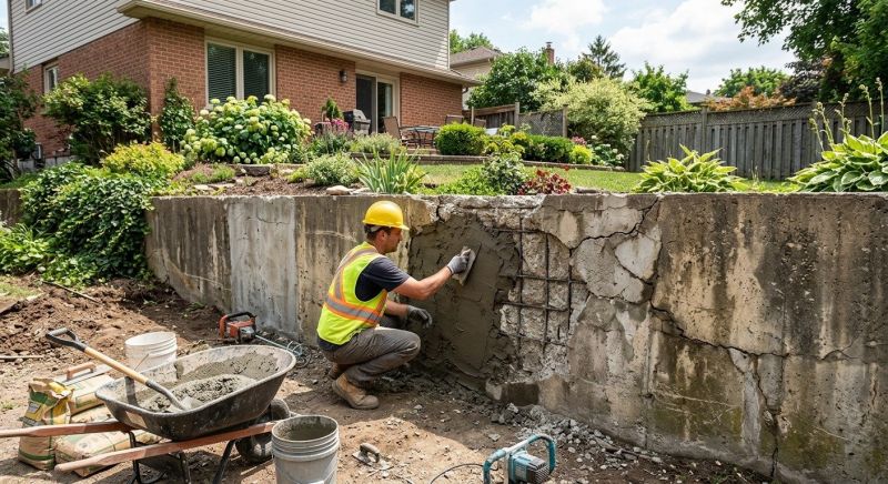 Retaining Wall Repair in Kennesaw, GA