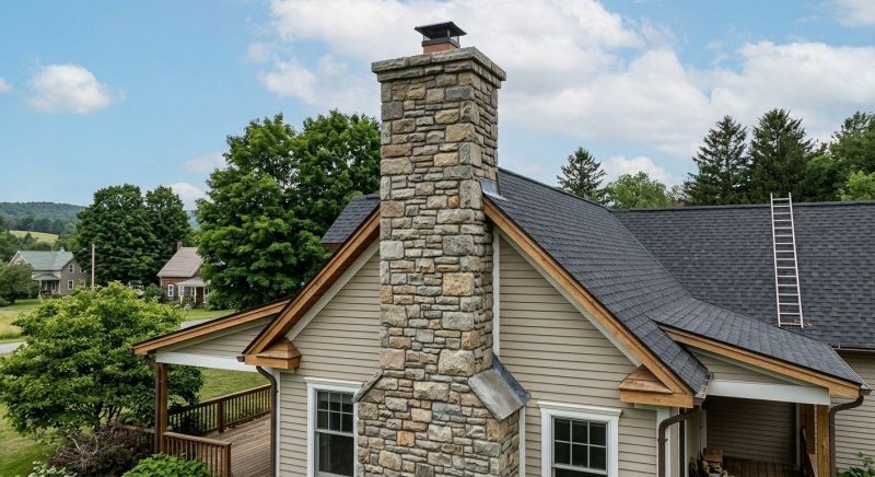 Stone Chimney Installation in Cobb County, GA